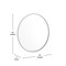 Flash Furniture 30" Round Silver Metal Framed Accent Wall Mirror HFKHD-0GD-CRE8-102315-GG - alternate 8